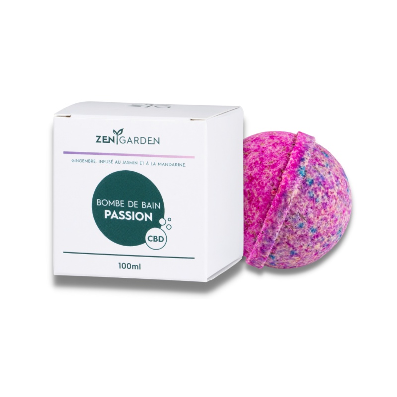 Bombe de bain CBD Passion