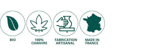 pochette savon en chanvre naturel